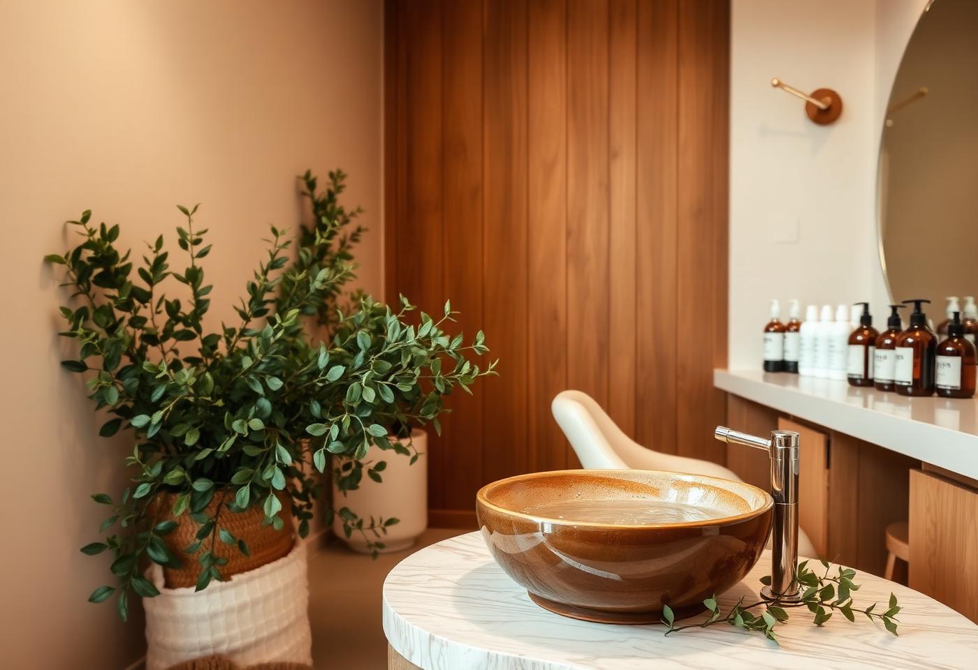 Wash area